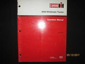 CASE - IH 8840 Windrower Tractor Operator`s Manual Factory Original 1992 - 1993 - Picture 1 of 4