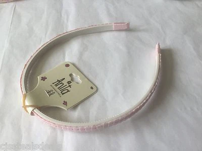 Anita Head Hairband Girls Pink Sparkling Sequins 2422 - Image 1 of 3