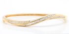 1.70 Carat Natural Vs2-Si1/G-H Diamonds In 14K Solid Yellow Gold Women Bracelet