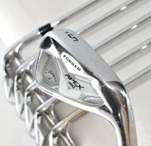 Callaway Apex Pro Forged 6p 5-6-7-8-9-Pw Modus3 Tour120 S Stiff Golf Iron Set 19 - Picture 1 of 23
