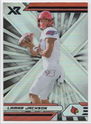 2022 Panini Chronicles Draft Picks XR Lamar Jackson Louisville Cardinals #14 - Image 1 of 2