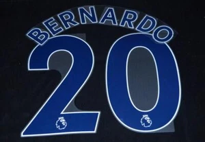 Official manchester City Bernardo 20 Name/Number Set 2019/21/22 home - Picture 1 of 1