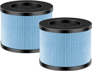 4-in-1 True HEPA Replacement Filter Compatible w/MK06, MK01, MJ001H 2-Pk, Linniw - Picture 1 of 12