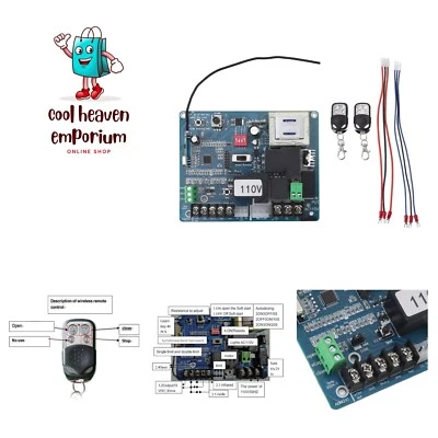 Universal Sliding Gate Opener Circuit Board, Remote Control Capability, 30m R... - Image 1 of 4