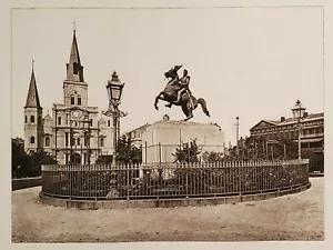 Foto de Jackson Square Saint Louis Cathedral French Quarter New Orleans 1893 - Imagen 1 de 2
