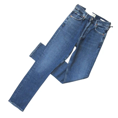 Pantalones de mezclilla rectos de tiro alto Citizens of Humanity Charlotte en pista de baile 25 nuevos con etiquetas Foto 1 de 4