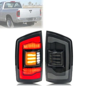 Luces traseras LED para Dodge Ram 3ª generación 2002-2005 conjunto de luces traseras secuenciales - Imagen 1 de 5