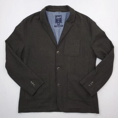 Grayers Jacket Mens XL Olive Wool Blend Herringbone Casual Sport Coat Chore Barn - Image 1 of 4