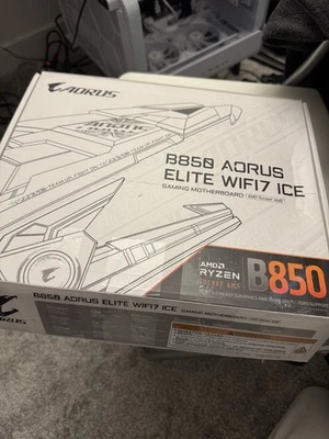 GIGABYTE B850 AORUS ELITE WIFI7 ICE AMD AM5 LGA 1718 Motherboard - FAST SHIPPING - Image 1 of 3
