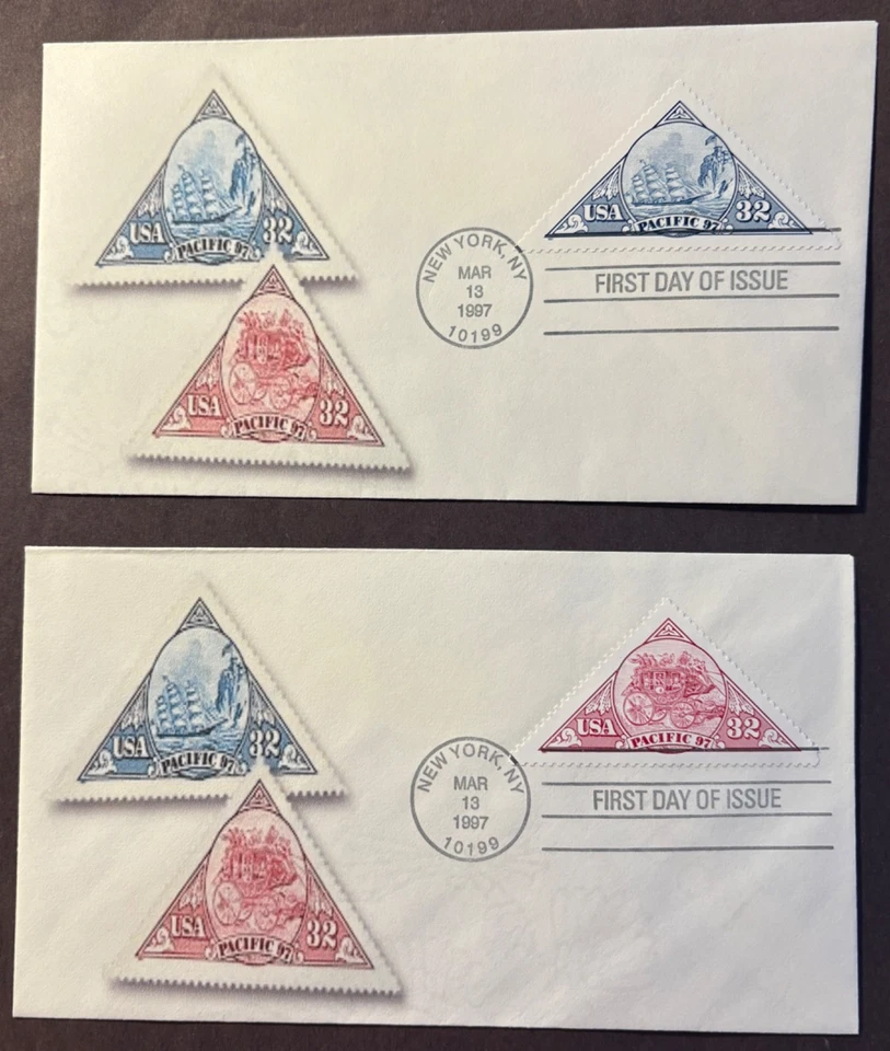 #3130-31 Pacific '97 FDC with add-on cachet - Image 1 of 1
