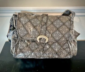 Kalencom Fleur-de-lis Diaper Bag Bottle Holder Pad Removable Pouch Waterproof - Picture 1 of 23