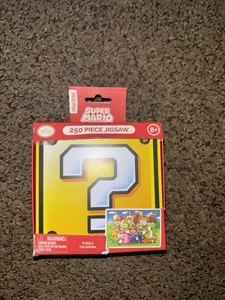 Super Mario 250 Piece Jigsaw Puzzle Nintendo Official  Package New - Picture 1 of 2
