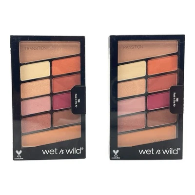 Lot of 2 Wet n Wild Color Icon 10 Pan Eyeshadow Palette - 758 Rose in the Air - Image 1 of 4