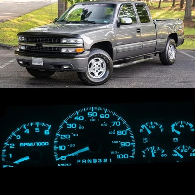 Speedometer Speedo LED Dash Bulbs Ice Blue For Chevy GMC 99-02 Silverado Truck - Image 1 of 4