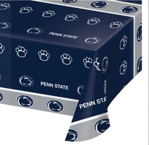 PENN State University - Plastic Tablecloth 54"x108" Rectangle #724729 Licensed - Picture 1 of 5