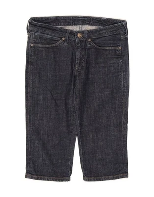 Pantalones cortos de mezclilla WRANGLER para mujer Elle Bermuda W28 medianos azul marino algodón AR10 Foto 1 de 4