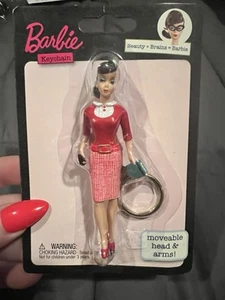 Barbie Keychain Astronaut Blonde Hair by Vandor Mattel 2009 Moveable Parts - Picture 1 of 5