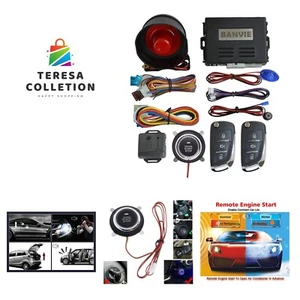 Car Alarm System with Remote Start and Smart Push Start Button - Picture 1 of 8