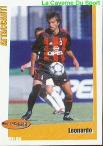 195 LEONARDO BRAZIL AC MILAN STICKER SUPER FOOTBALL 2001 PANINI - Bild 1 von 1