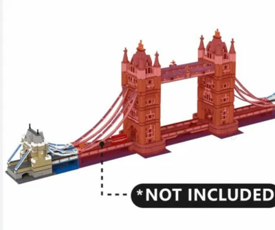 Lego London Tower brige extension MOC (piéces soigneusement triées, voir photos) - Photo 1/3