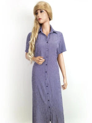 Agenda  T. 16 (44) Larga Vestido camisero Viscosa Manga corta - Imagen 1 de 4