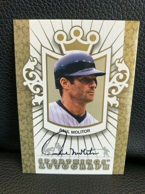 Paul Molitor 2012 Sportkings Signatures oro como nuevo automático/10 APM2 Sport Kings Foto 1 de 1