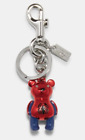 Coach Marvel Limited Edition Spider Man Bear Bag Charm Key Chain Fob 2754 NWT