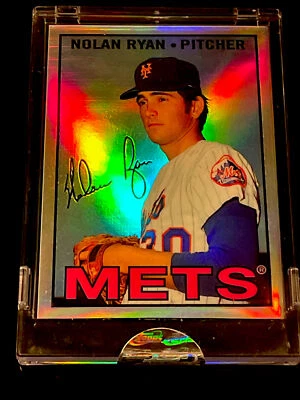 2007 NOLAN RYAN ETOPPS UNCIRCULATED REFRACTOR /999 SP FACTORY SEALED 1967 DESIGN - Image 1 of 4