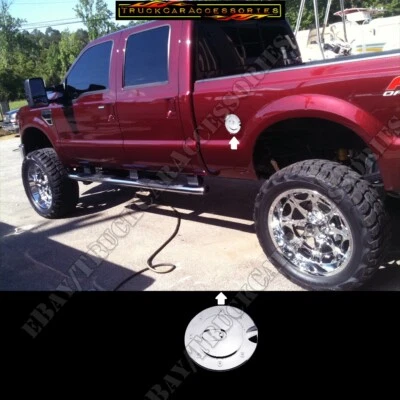 Cubierta tapa de gas cromada para F150 F250 LD/SD Excursion Expedition 1997-2010 11 12 13 Foto 1 de 2