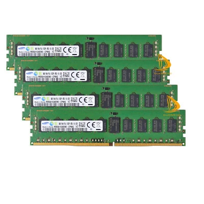 Samsung DDR4 RAM 4x 8 GB 1RX4 2133P PC4-17000 288pin REG-Server Desktop Memory % - Image 1 of 4