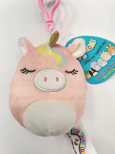 Squishmallows Ilene L'Unicorno Clip On 3,5" Nuovo con etichette - Foto 1 di 4