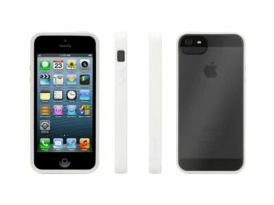 Griffin Reveal Ultrathin Back Case Cover for iPhone SE - 5 - 5S  - White / Clear - Image 1 of 4