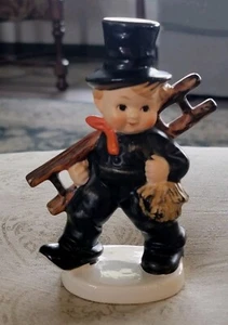 Goebel Hummel CHIMNEY SWEEP Boy With Ladder Figurine KF38 W. Germany 5.25" - Picture 1 of 10