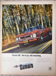 1966 CHEVROLET CAMARO MAGAZINE AD - Picture 1 of 1