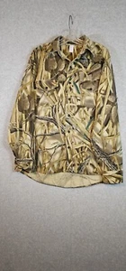Herter's Wetlands Camo Button Down Shirt.size Large - Picture 1 of 7