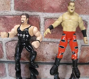 Jakks Pacific 1999 Chris Benoit & Kevin Nash WWF/WWE Wrestling Action Figure - Picture 1 of 6