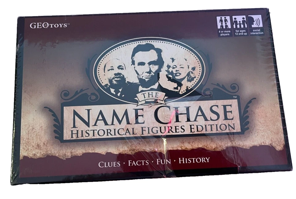Fs424 Name Chase Game Historical Figures 2nd Edition Complete