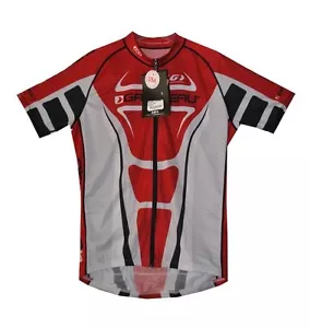 nuevo XS Maillot Ciclismo Louis Garneau Equipe Euro Diamante Cremallera Completa Banda Reflectante - Imagen 1 de 2
