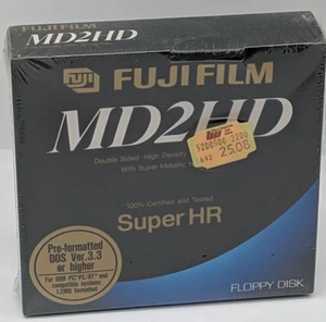 10 disquettes Fujifilm MD2HD 5,25 5,25" Super HR - NEUVES ! - Photo 1/3