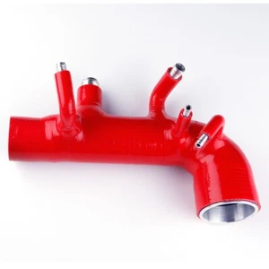 Red For 2001-2016 Subaru Impreze WRX STI GDA GDB Silicone Intake Induction Hose - Picture 1 of 10