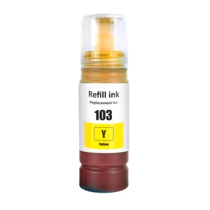 1 gelbe Tintenflasche 70 ml für Epson EcoTank L1110MEAF, L3101, L3110MEAF, L3160 - Bild 1 von 3