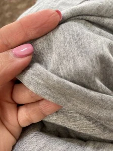 Gray Rayon Spandex Jersey Knit Fabric Clothes Dresses Sewing One Yard - Picture 1 of 4