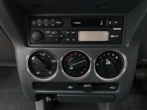 Per Nissan Micra K11 92-02 Alluminio Anello Ventilazione Anelli Cromati 3 pezzi - Picture 1 of 6