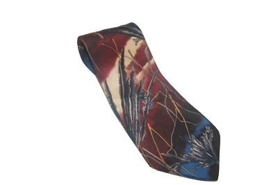 Mens Tie Cocktail Collection Designer Silk Necktie Red Blue Casual - Image 1 of 4