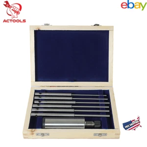 Black & Decker Valve Seat Grinder 6 Pcs Pilot Top .375" + Holder ACTOOLS USA - Picture 1 of 13