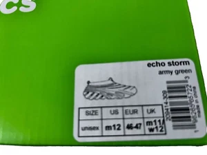 Crocs Echo Storm Men's Shoes (Army Green) 209414-309 - Picture 1 of 7