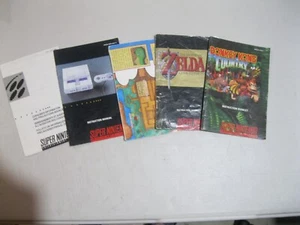 Super Nintendo SNES Tú eliges tus artículos Manuales solamente - Imagen 1 de 11