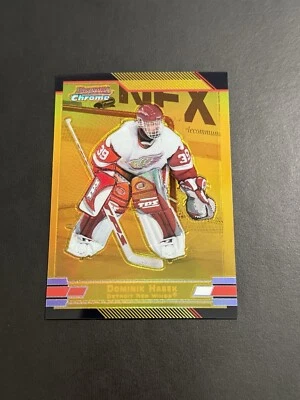 Rare 2003 Bowman Chrome Dominik Hasek Gold Refractor 36/50 - Image 1 of 4