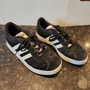 Adidas PGD 789006 Superstar Suede Leather Sneakers Kids Unisex US 4.5 Black - Picture 1 of 8