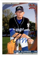Tyler Clippard 2006 Grandstand Eastern League Prospects Signed Card AUTO Yankees